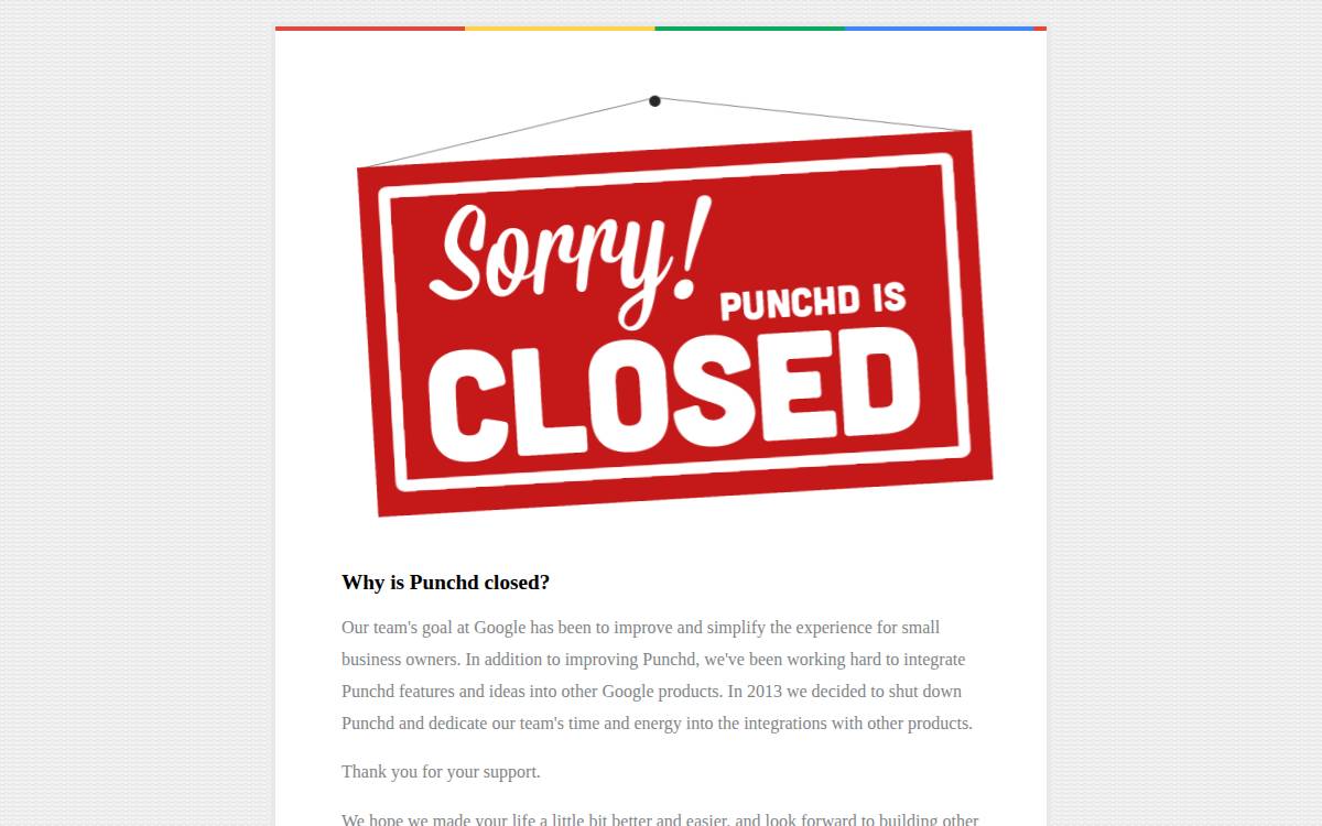 Punchd website preview