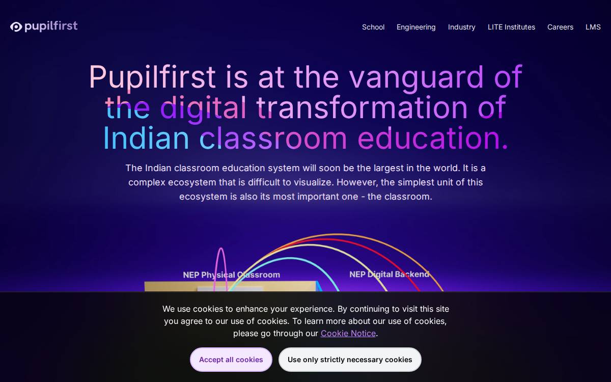 Pupilfirst website preview