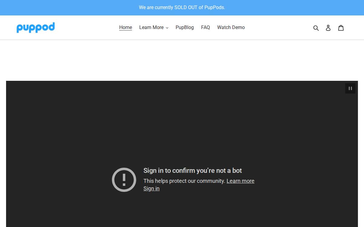 Puppod website preview