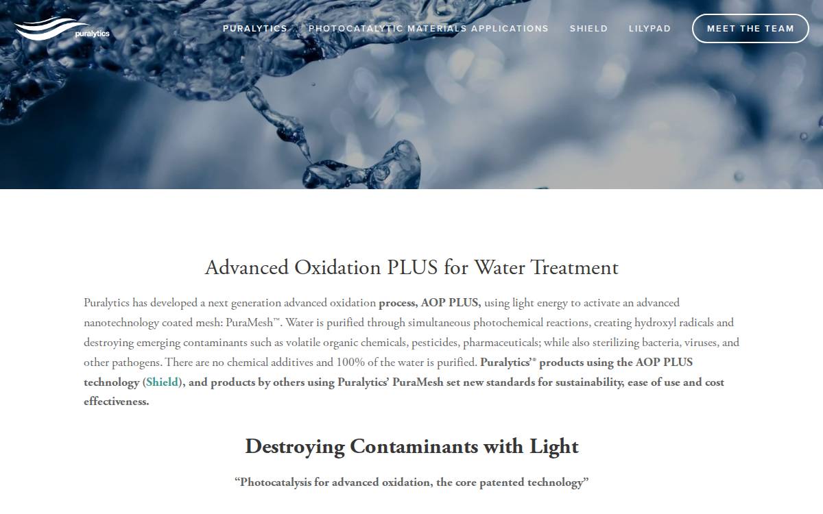 Puralytics website preview
