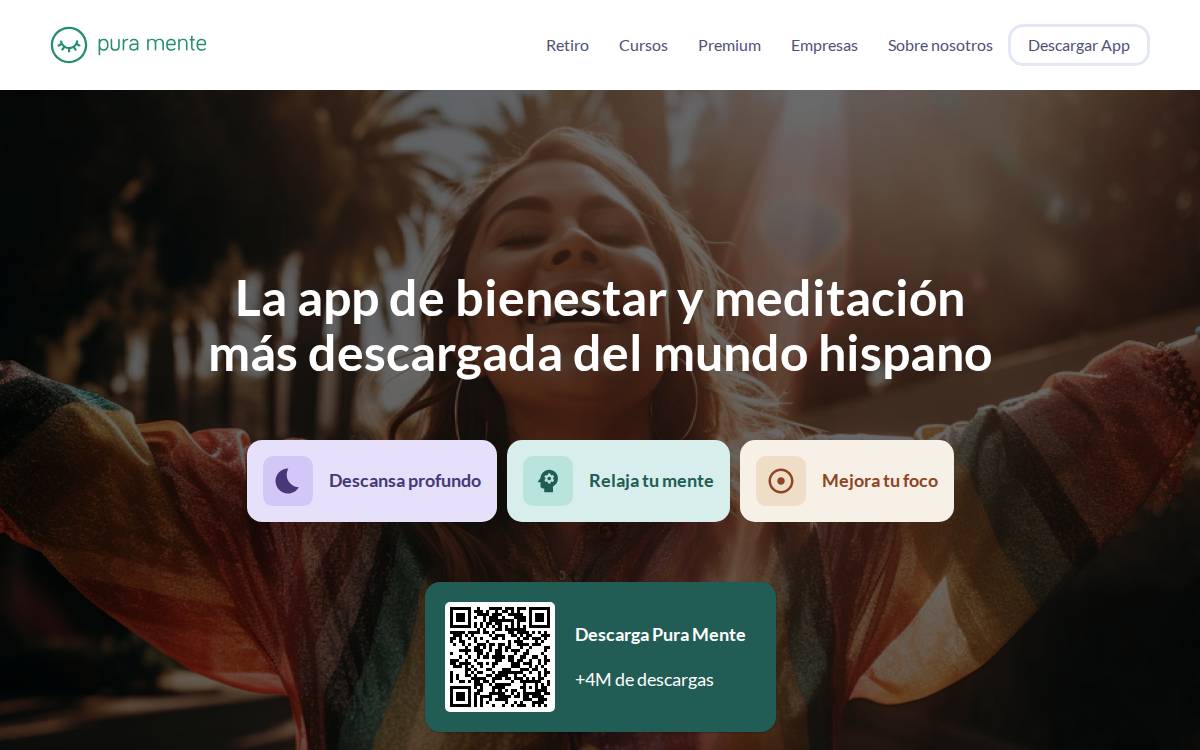 Pura Mente website preview