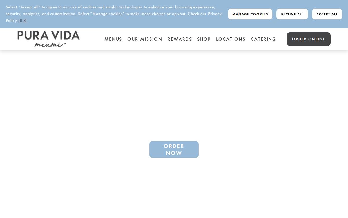 Puravidamiami website preview