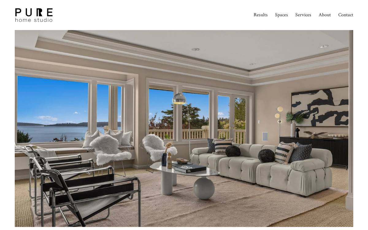 Pure Home website preview