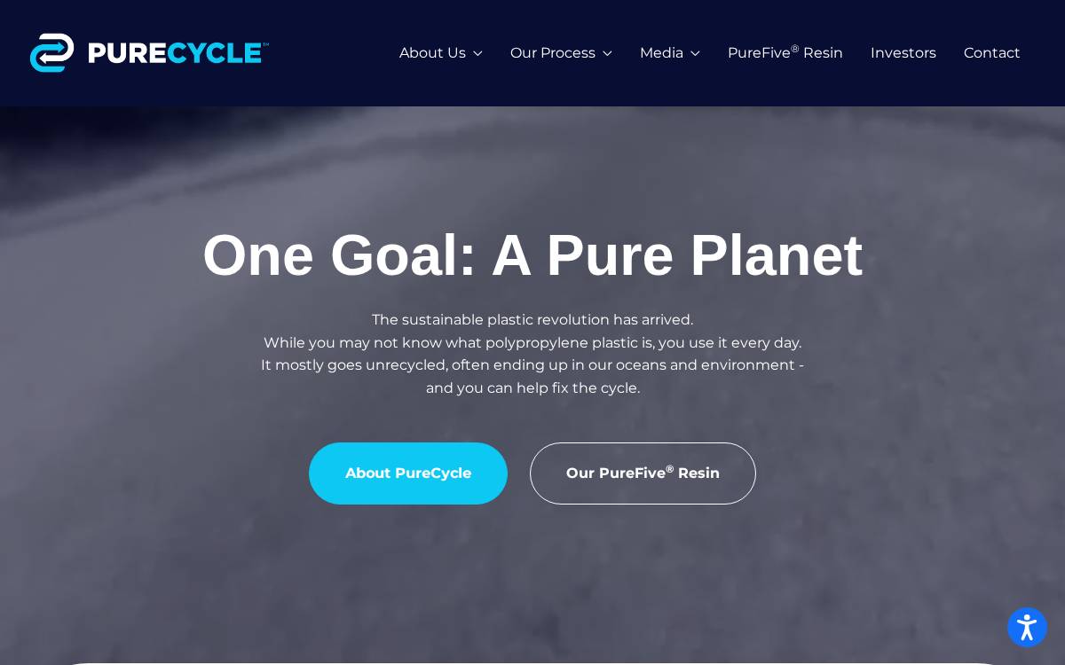Purecycle website preview