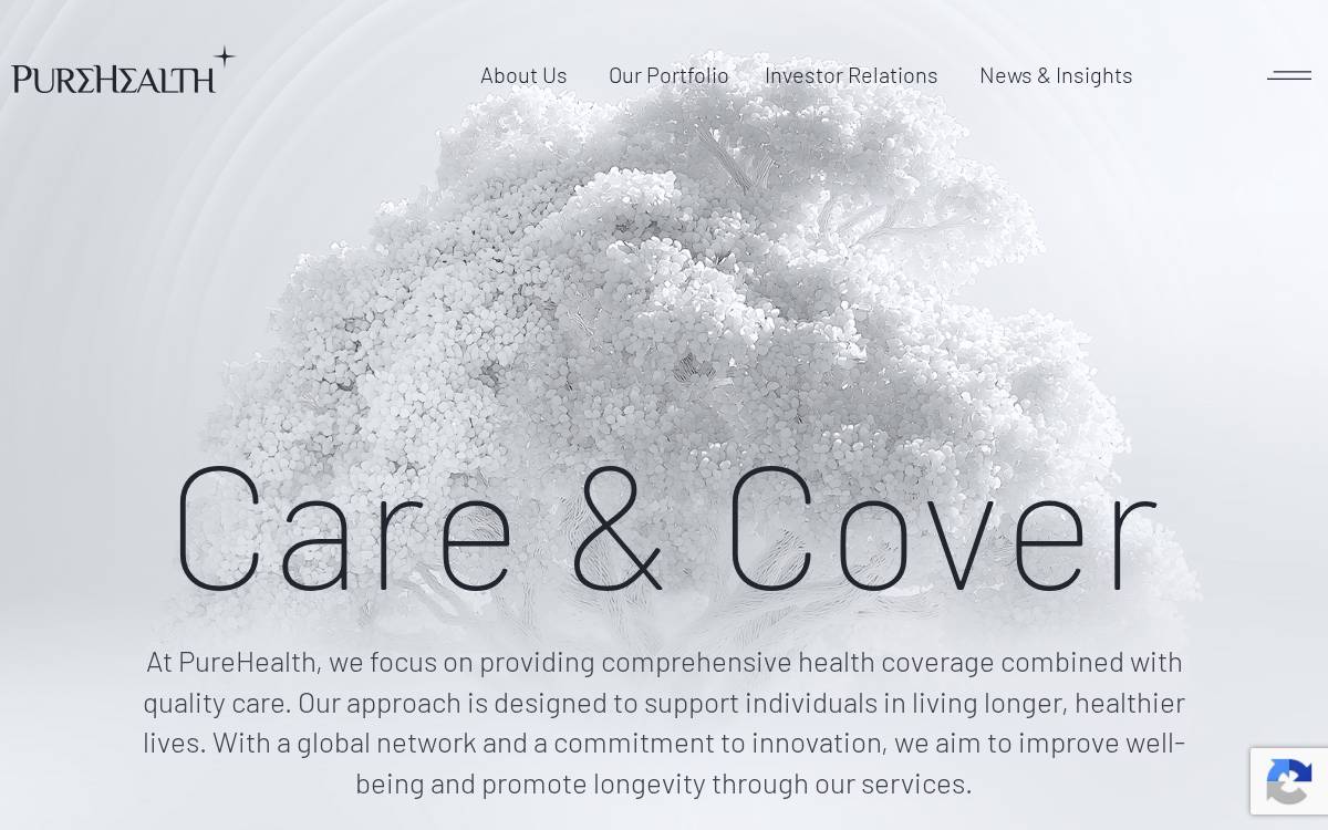 PureHealth website preview