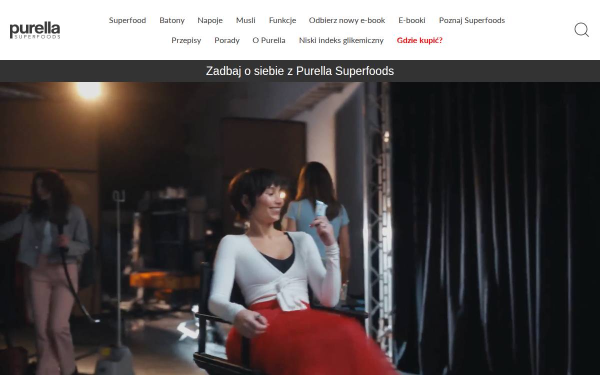 Purella website preview