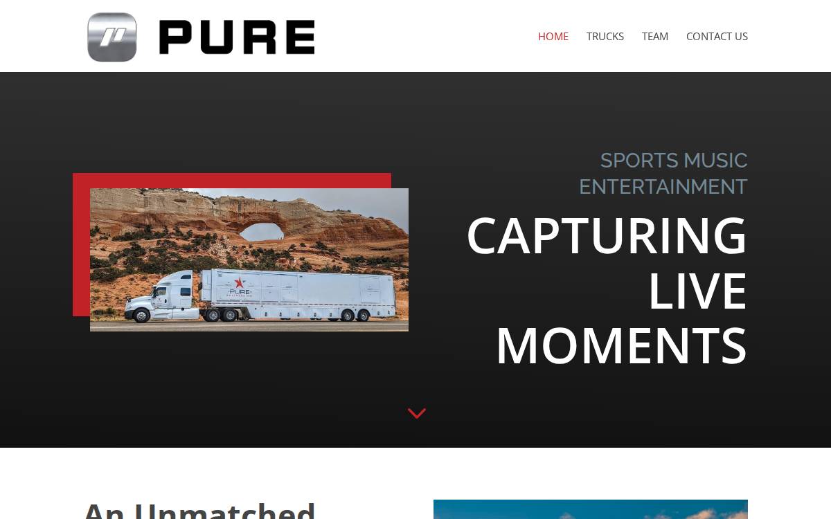 Puremobileproductions website preview