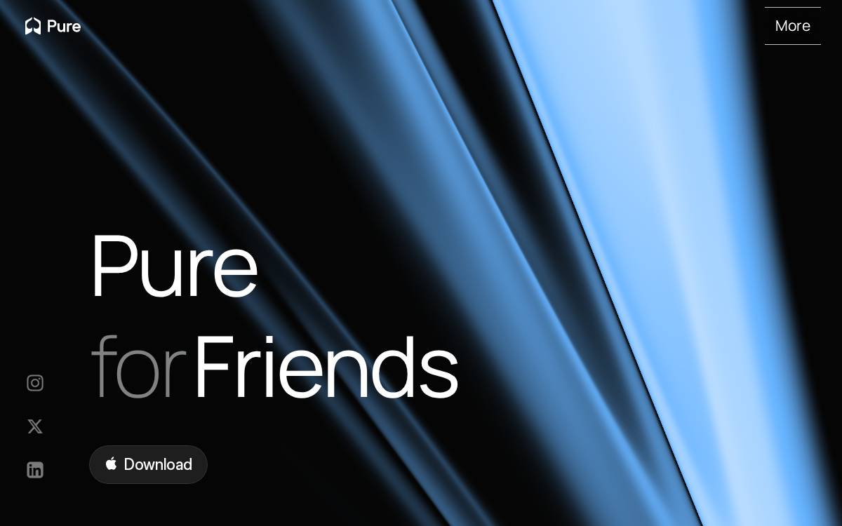 Pure Poker website preview