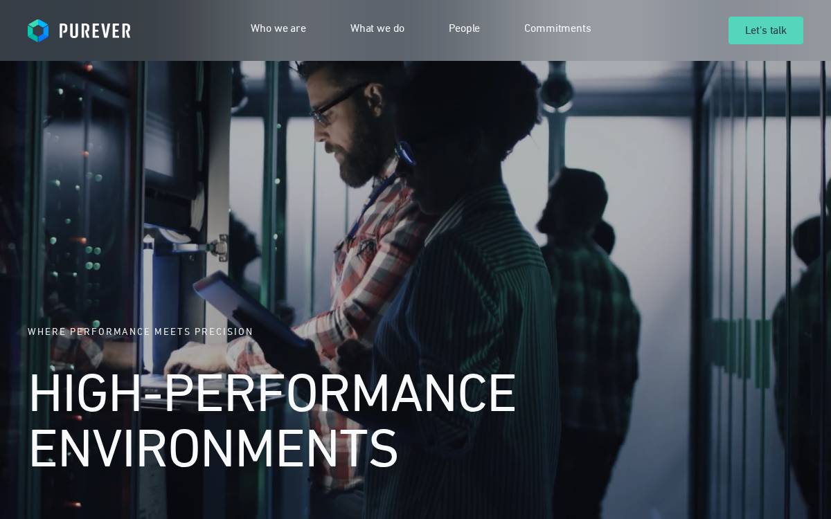 Purever website preview