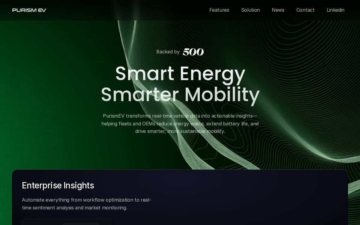 PurismEV website preview