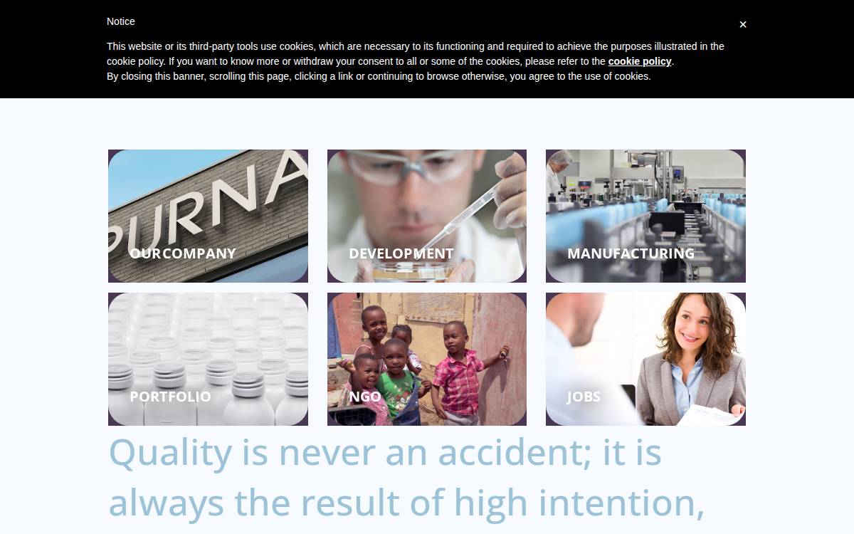 Purna website preview