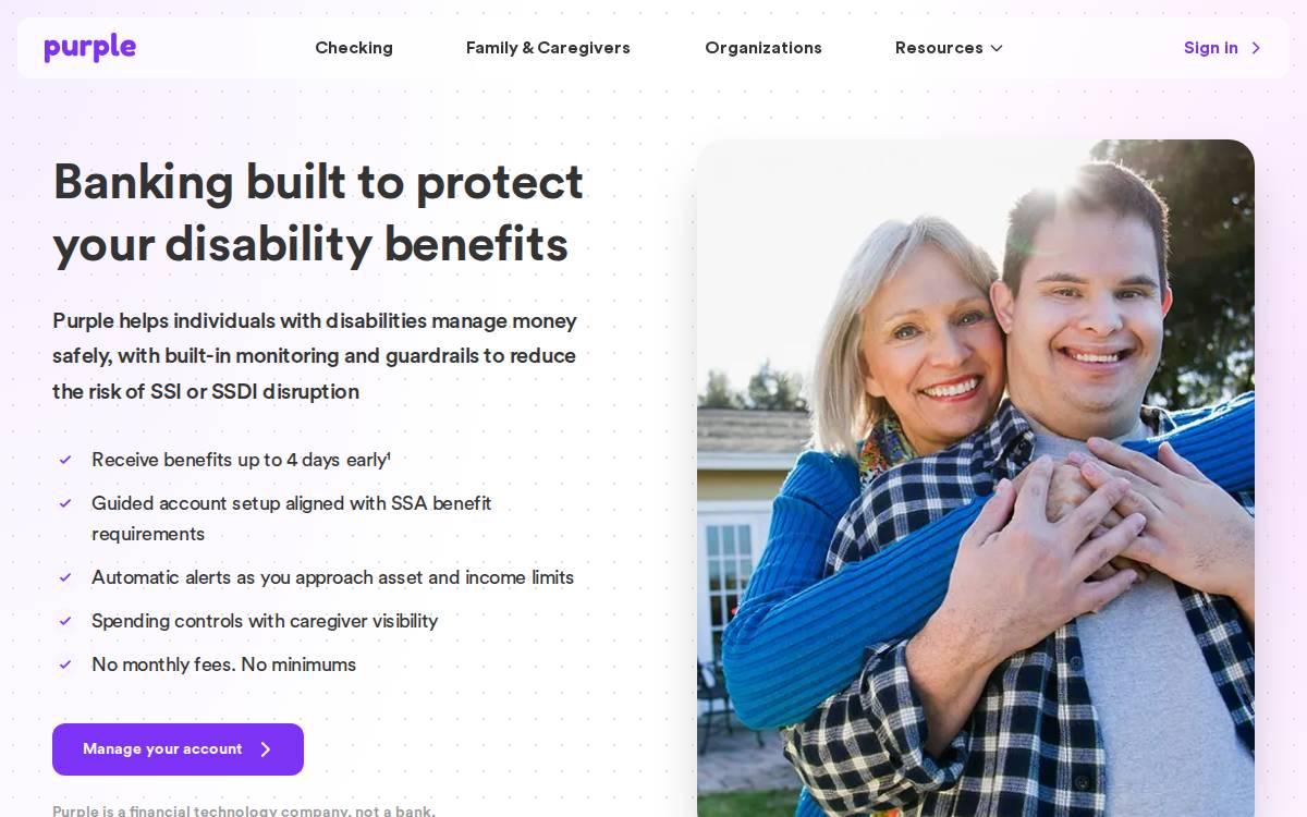 Purple website preview