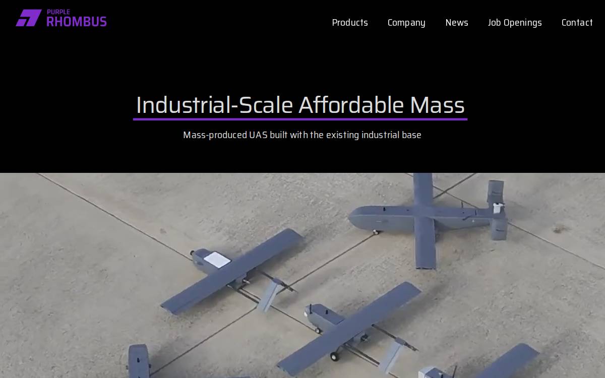 Purple Rhombus website preview