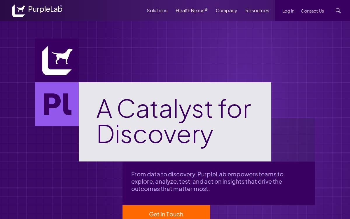 Purple Lab website preview