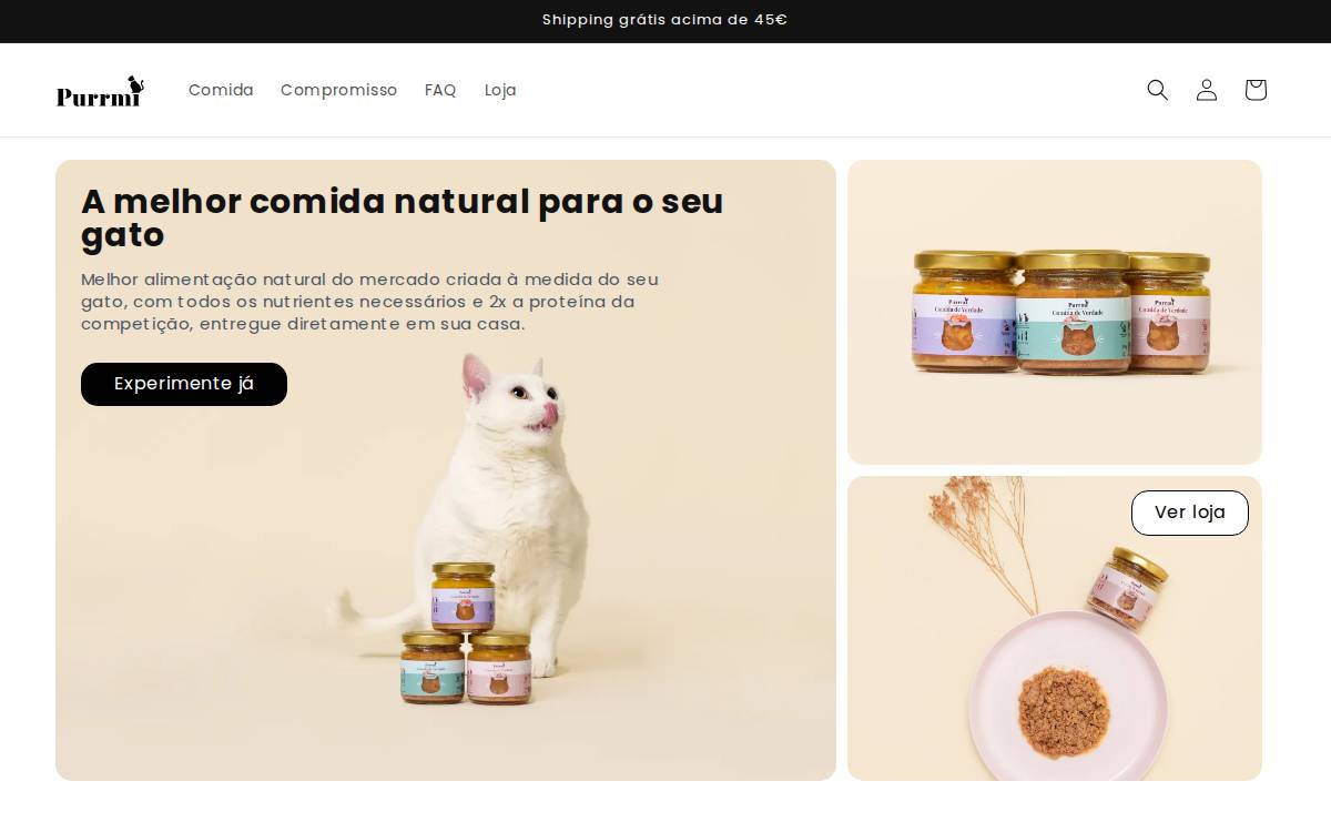 Purrmi website preview