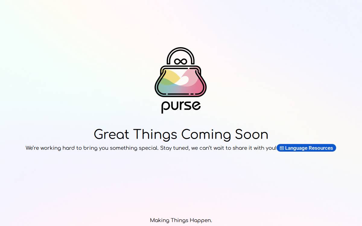 Purse website preview