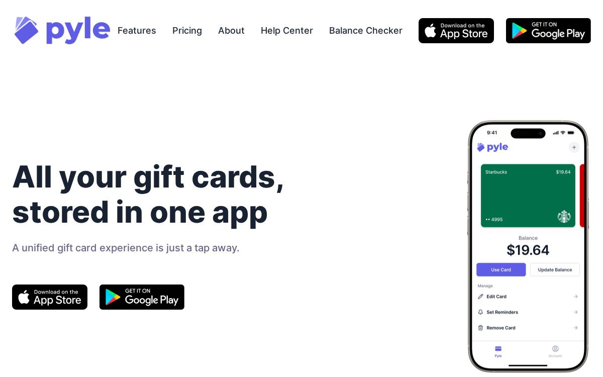 Pyle website preview
