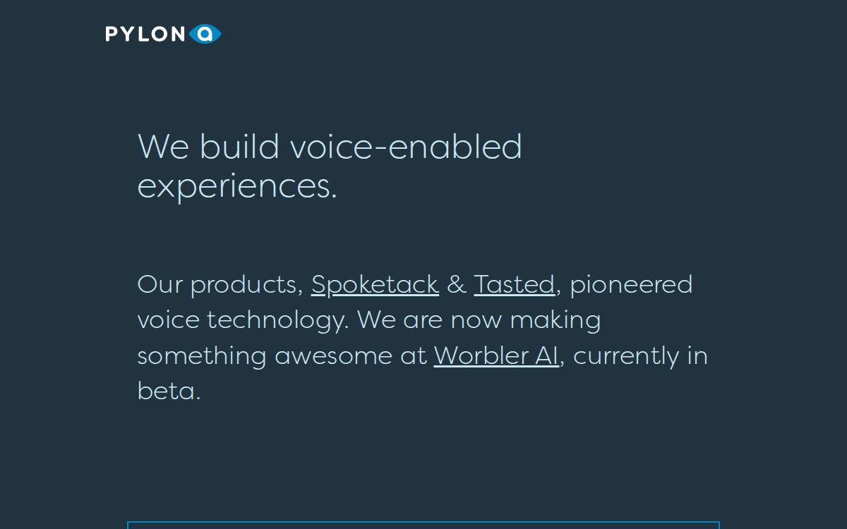 Pylon website preview