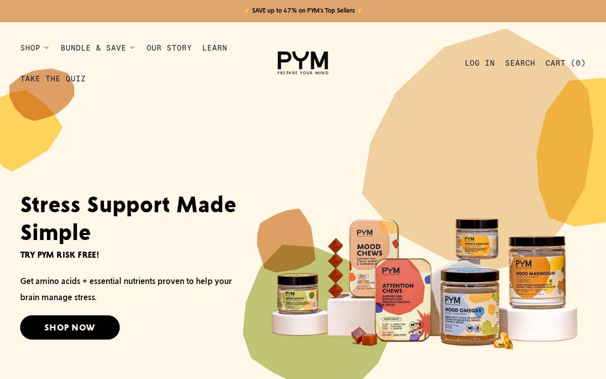 PYM website preview