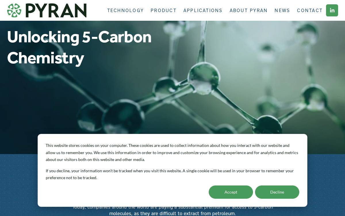 Pyranco website preview