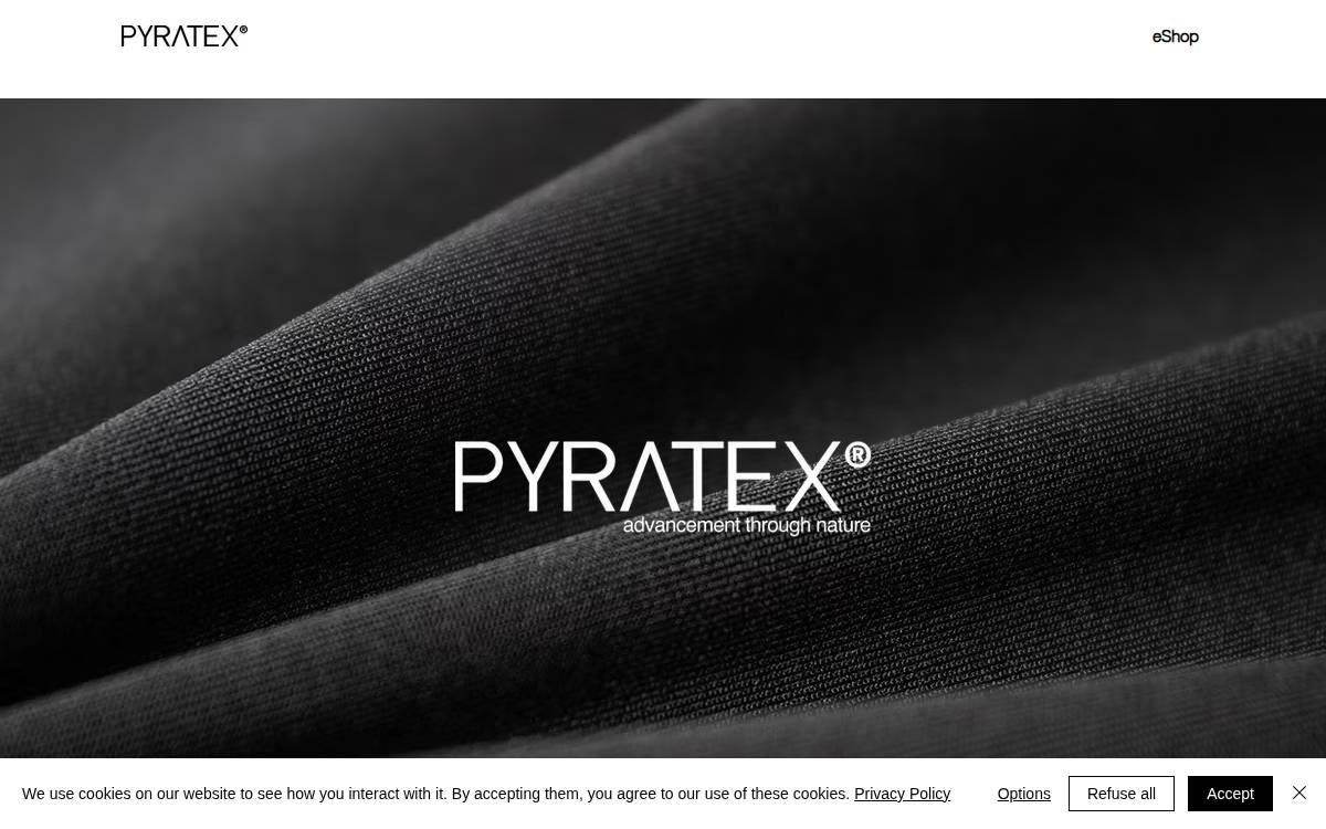 PYRATEX website preview