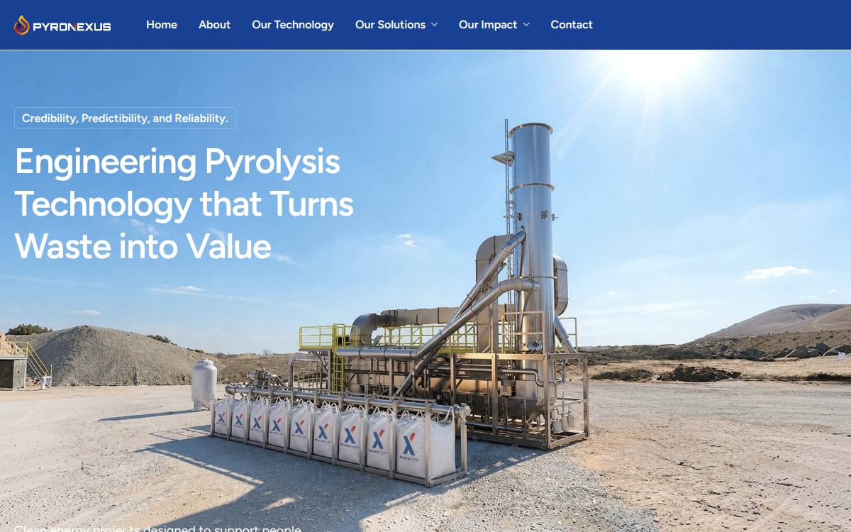 PyroNexus website preview