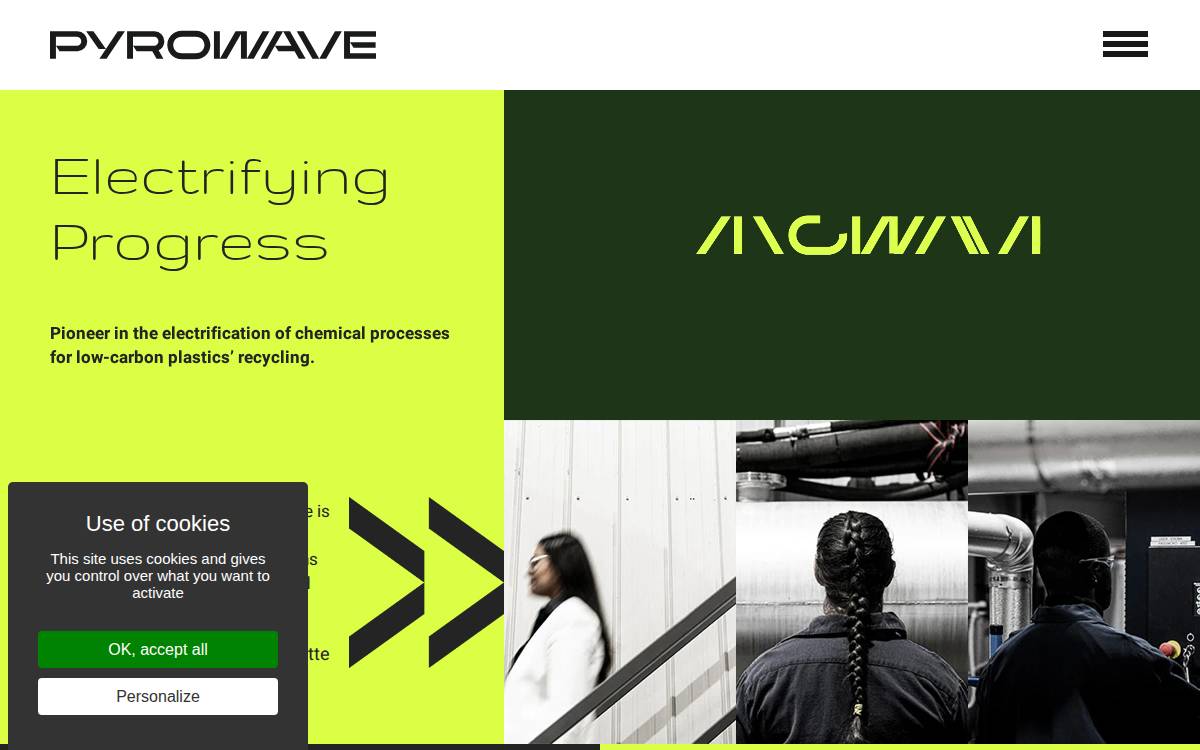 Pyrowave website preview