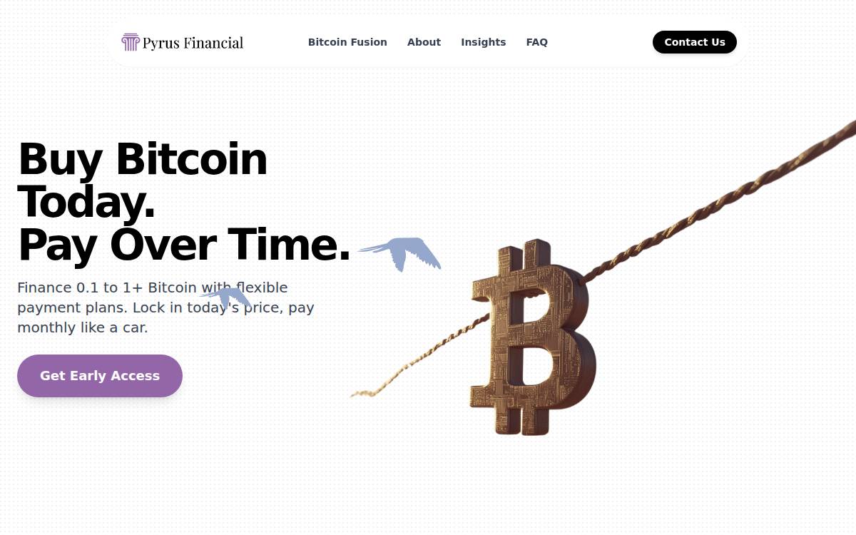 Pyrusfinancial website preview