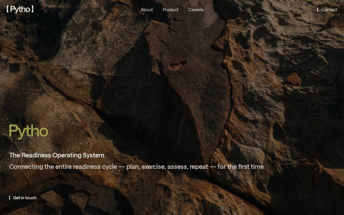 Pytho website preview