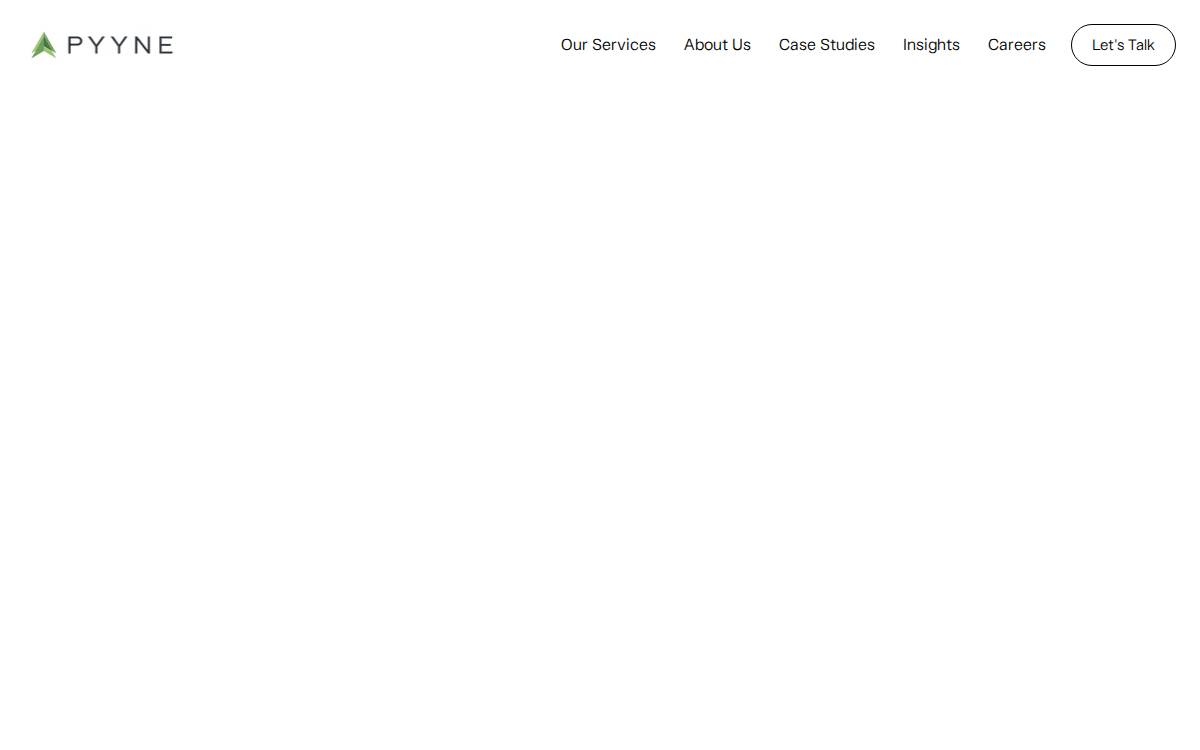Pyyne website preview