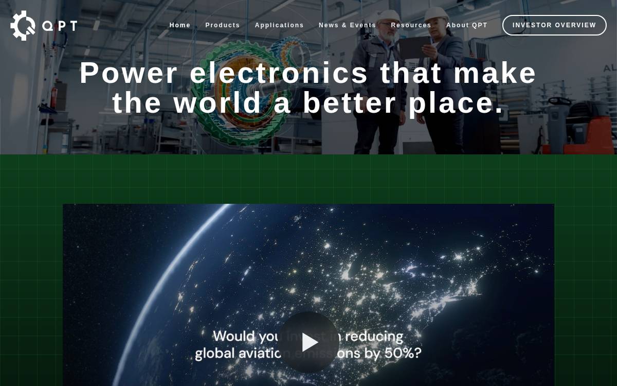 Q P T website preview