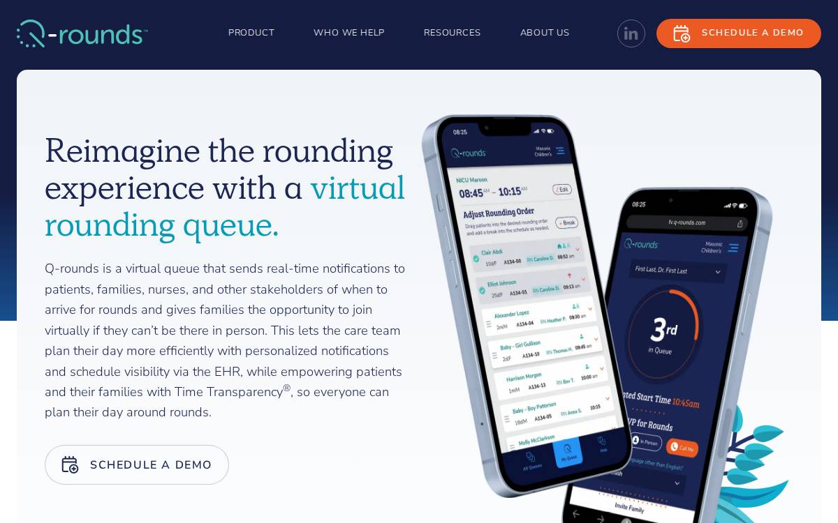 Q Rounds website preview