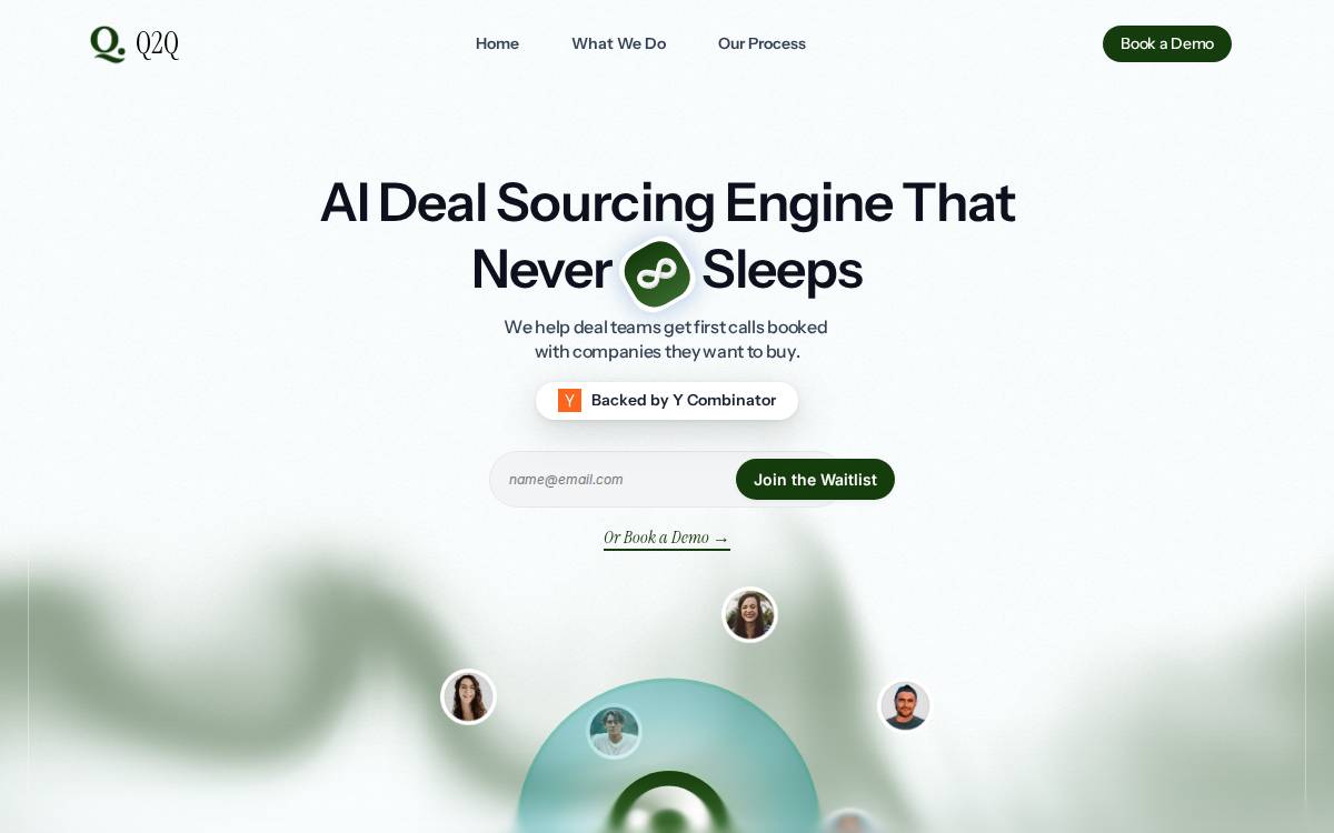 Q2Q website preview