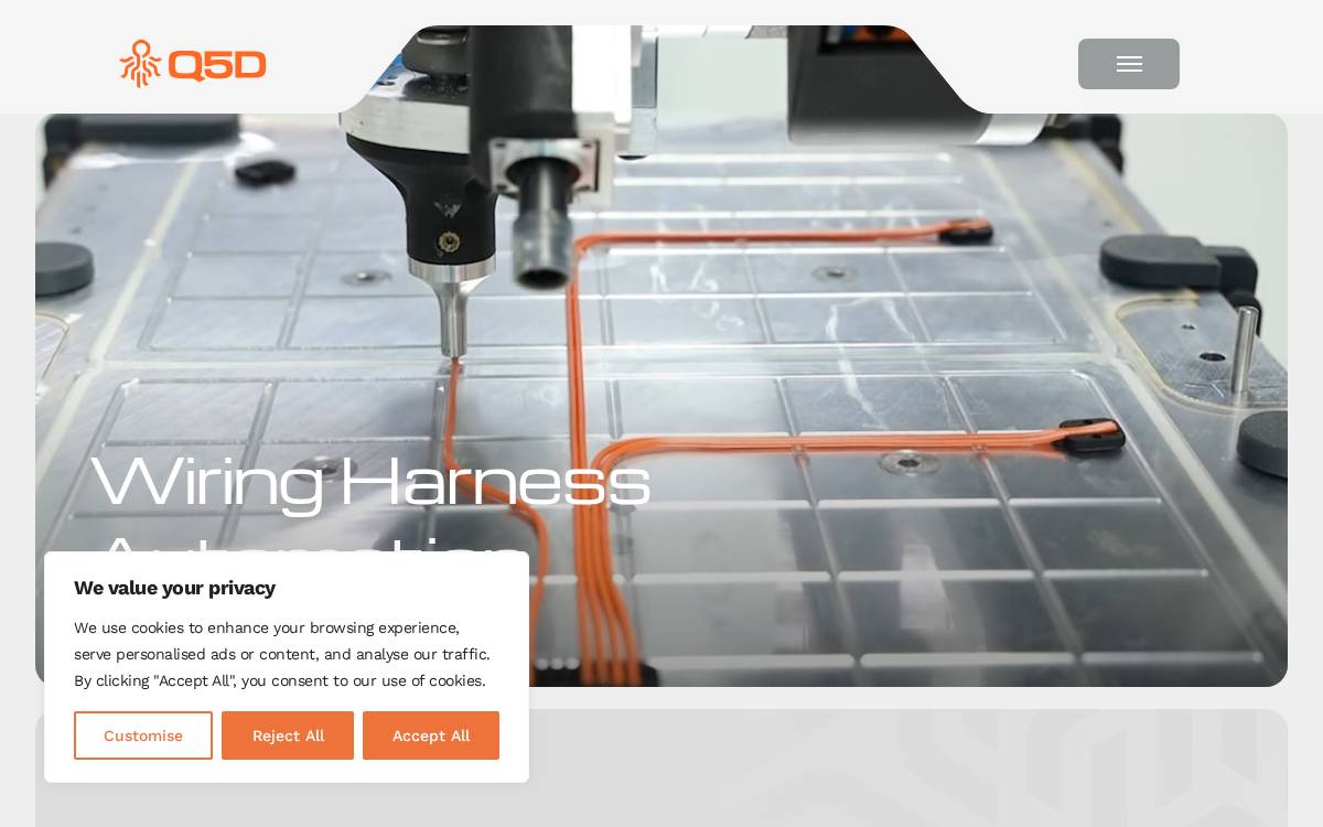Q5D Managed by: Mark White website preview
