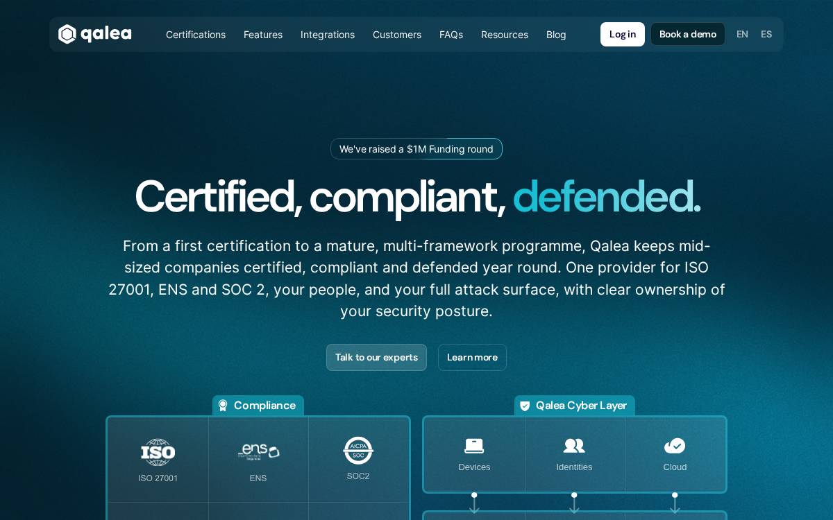 Qalea website preview
