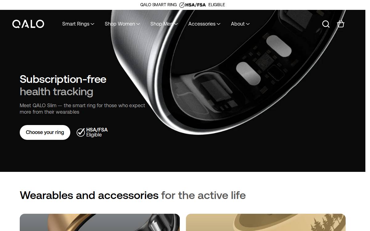 QALO website preview