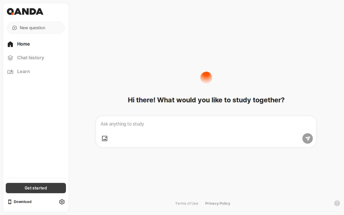 Qanda website preview