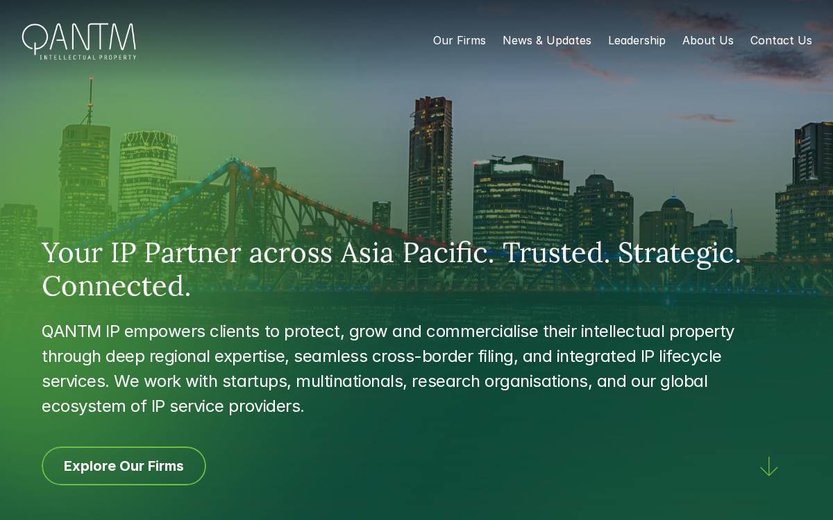 QANTM website preview