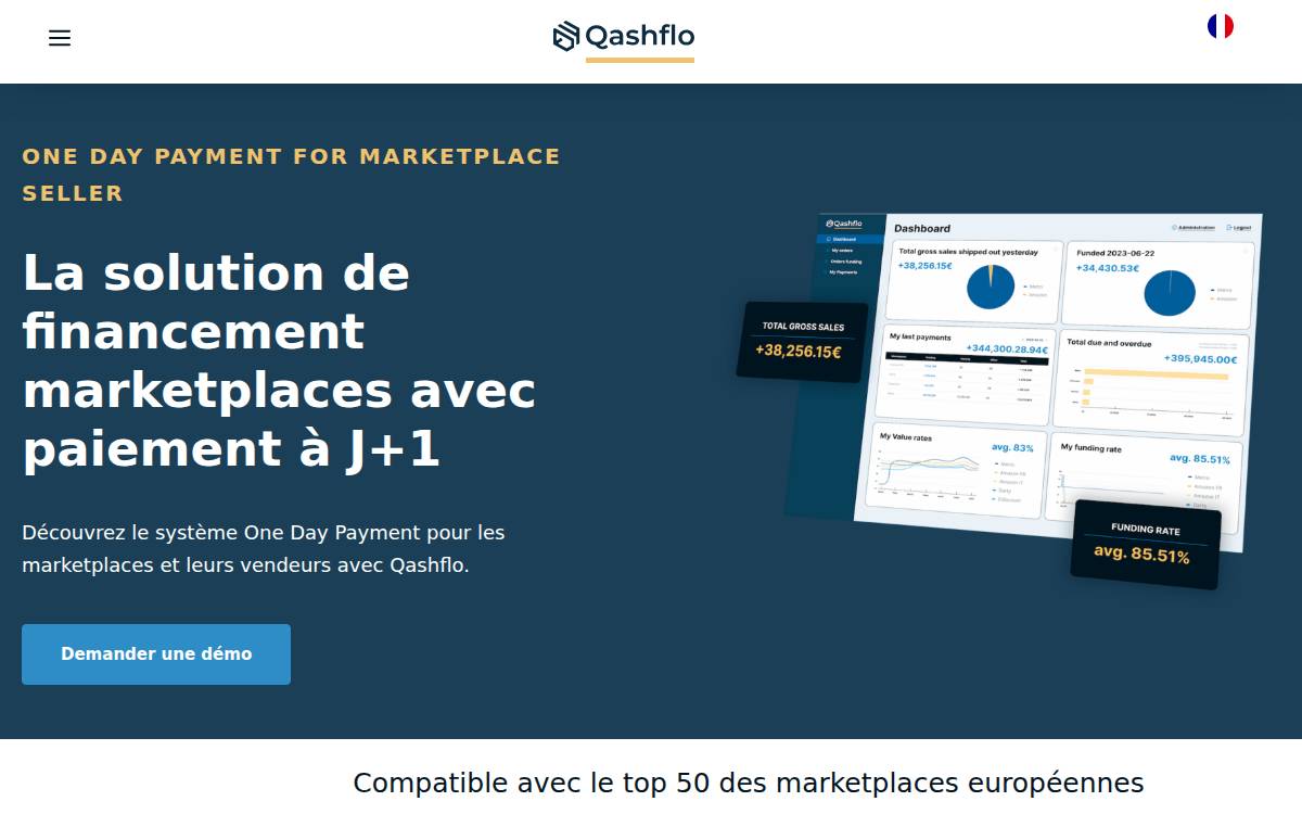 Qashflo website preview
