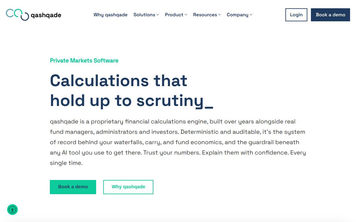 Qashqade website preview