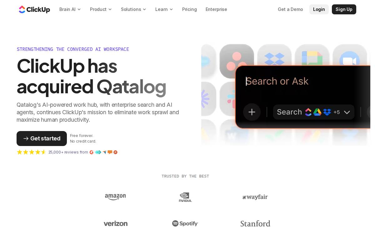 Qatalog website preview