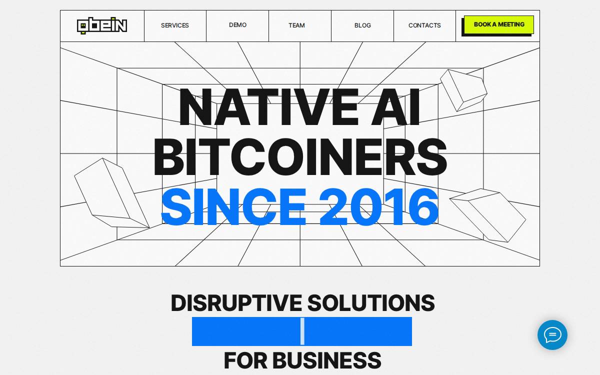 Qbein website preview