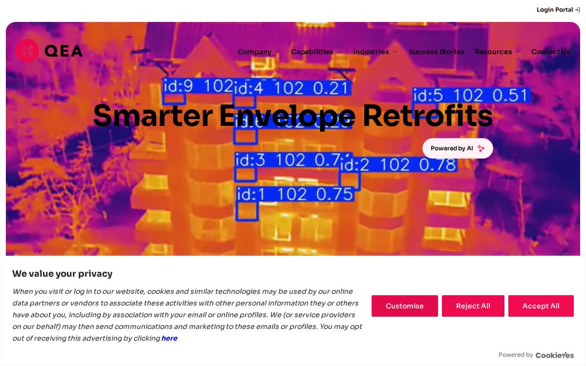 QEA Tech website preview