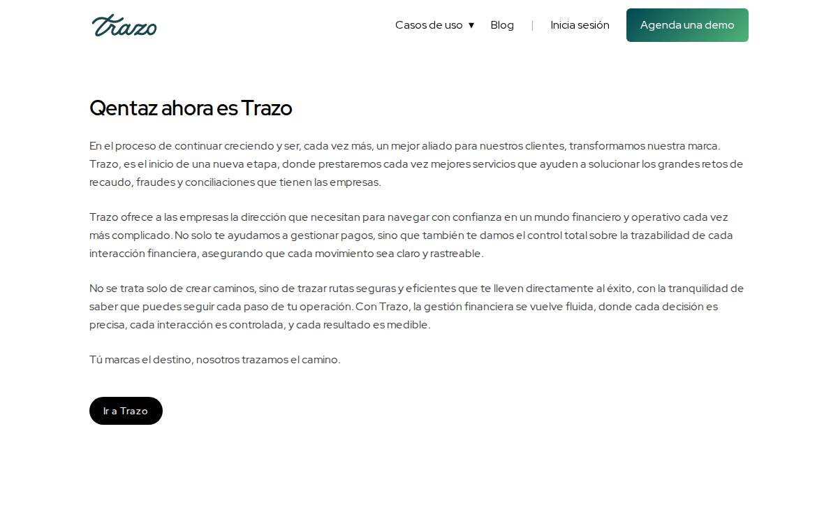 Qentaz website preview
