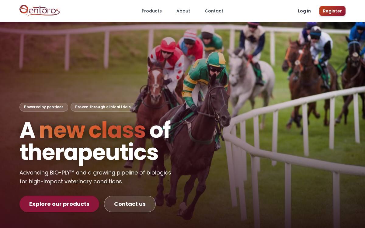 Qentoros website preview