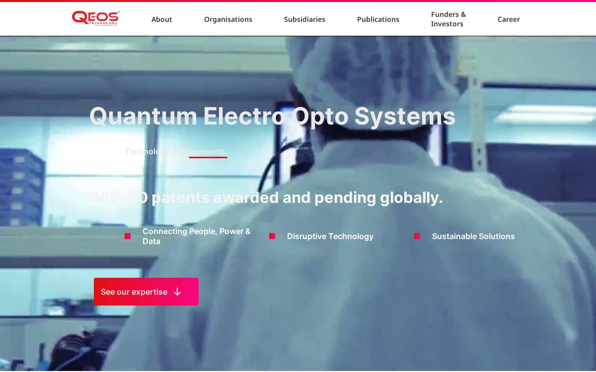 Qeosystems website preview