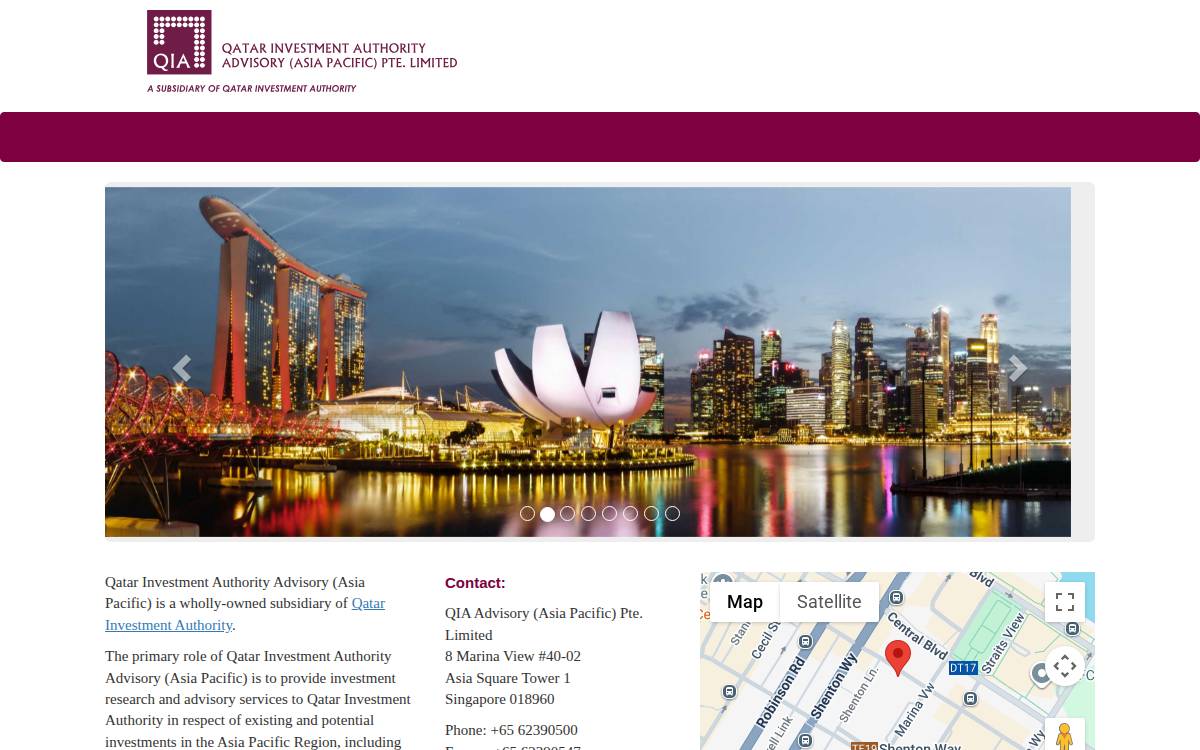 QIA Advisory website preview