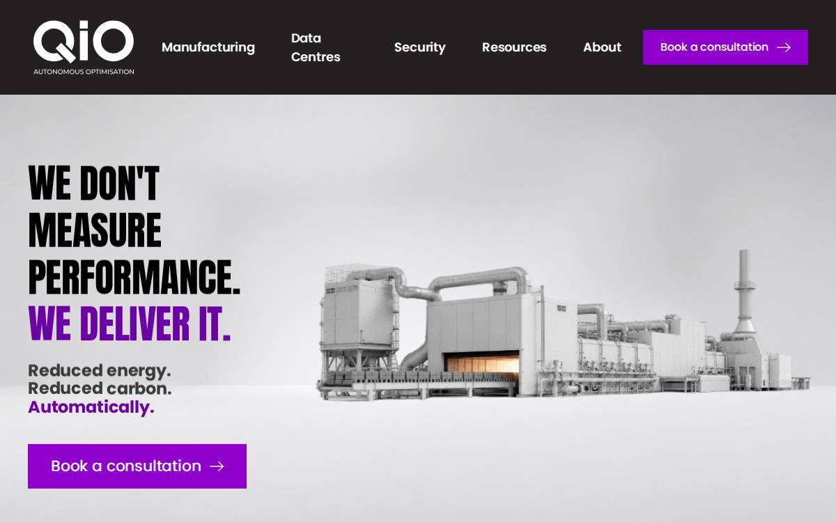 QiO website preview