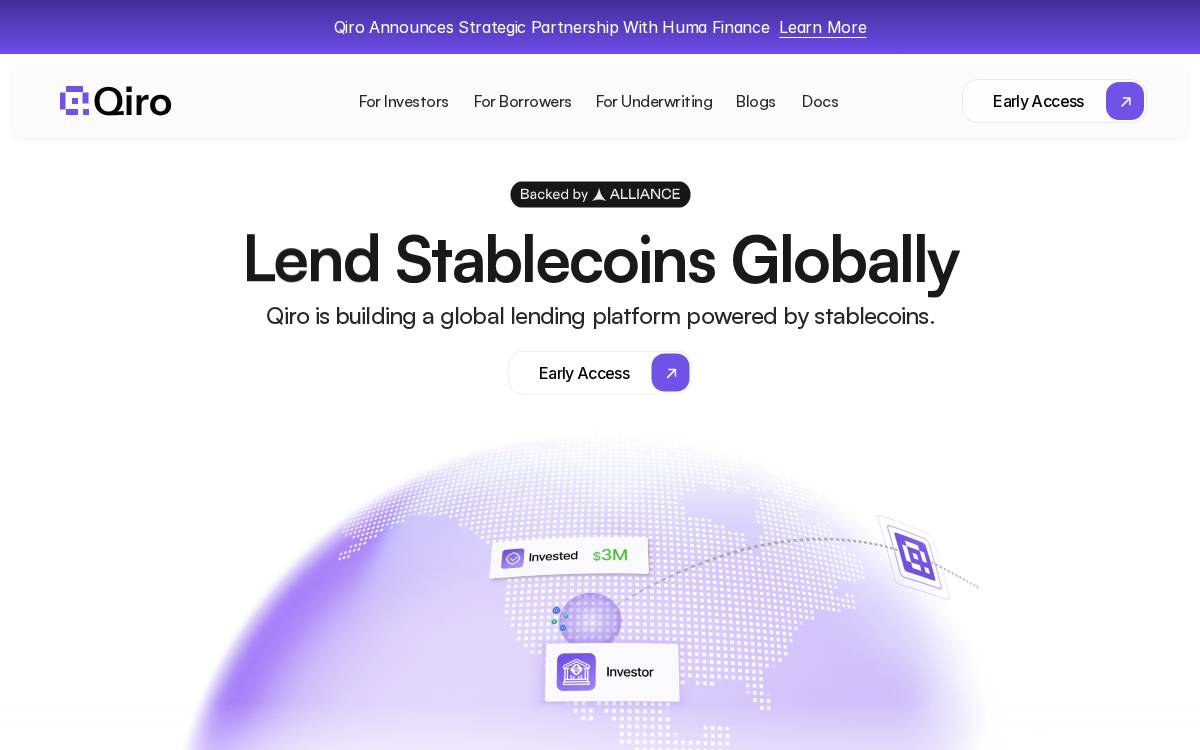 Qiro website preview