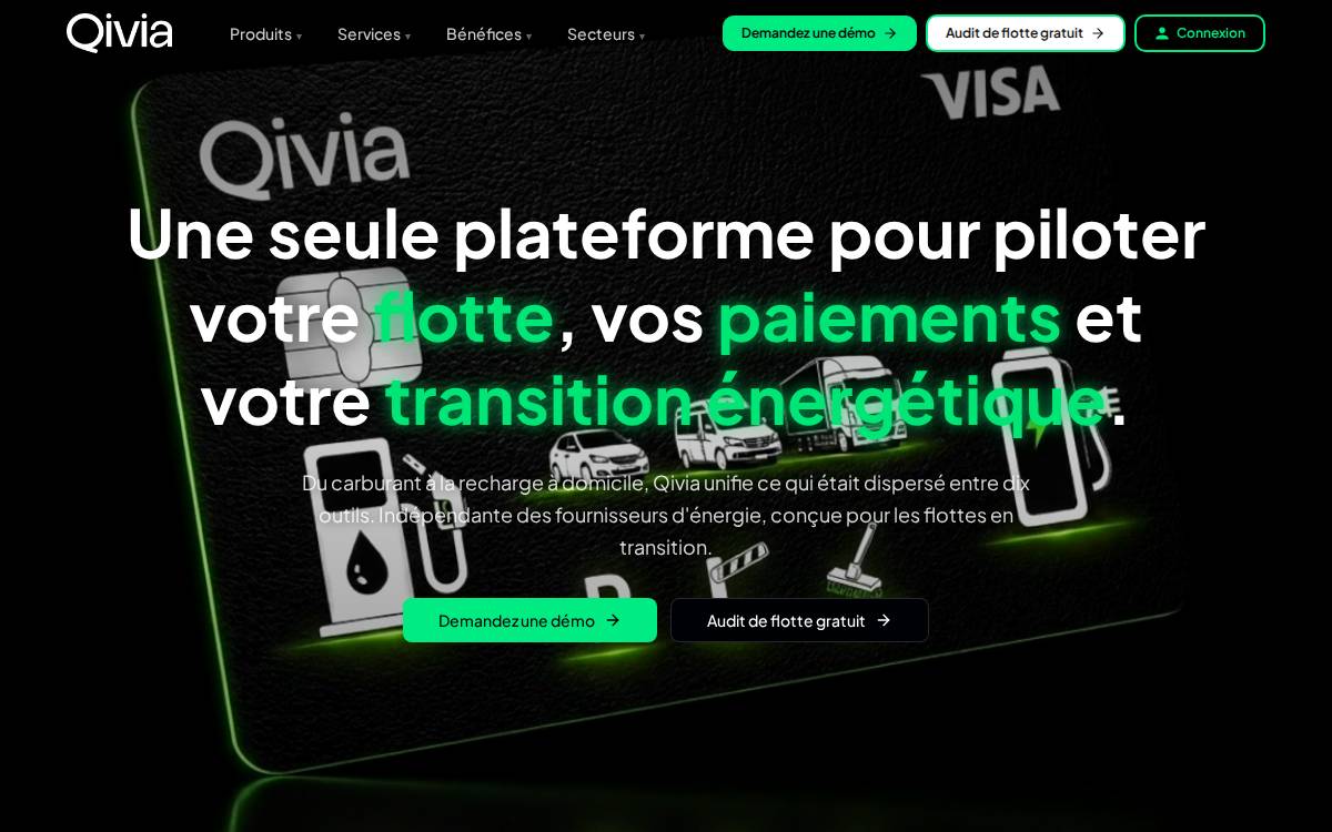 Qivia website preview